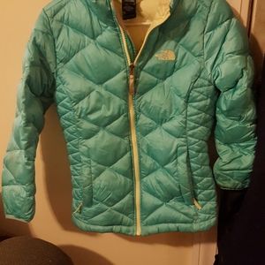 north face jacket girls large
